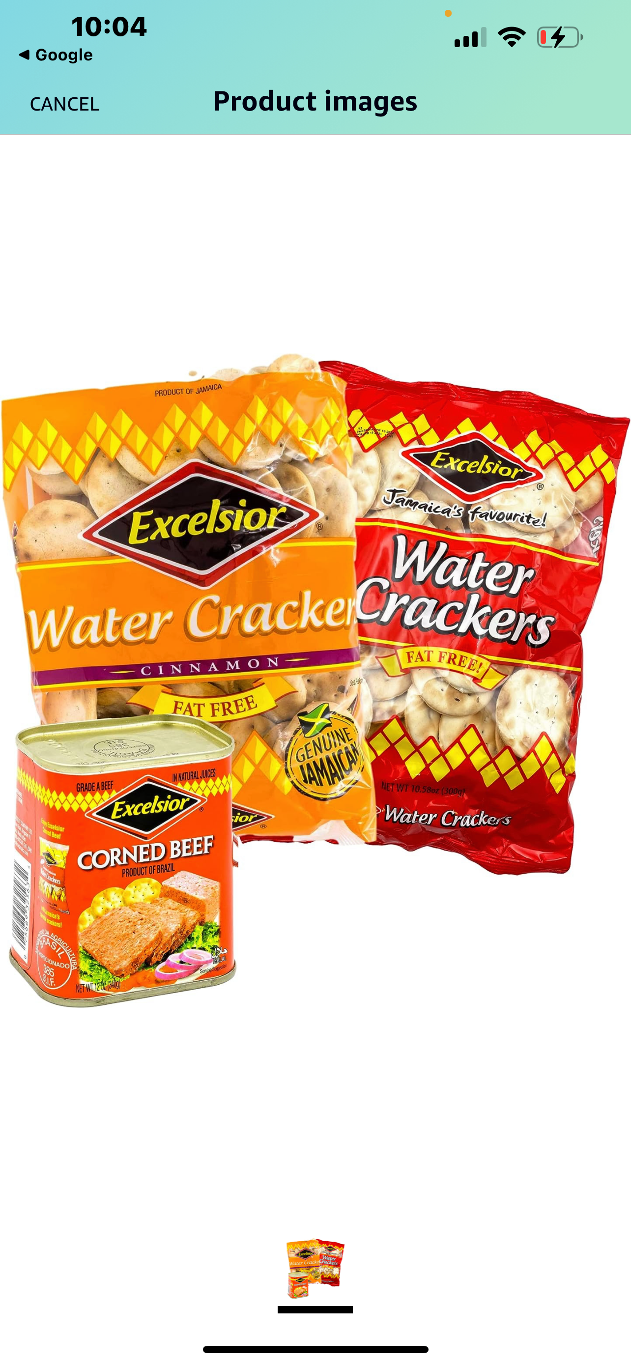 Excelsior water crackers ( tough crackers )