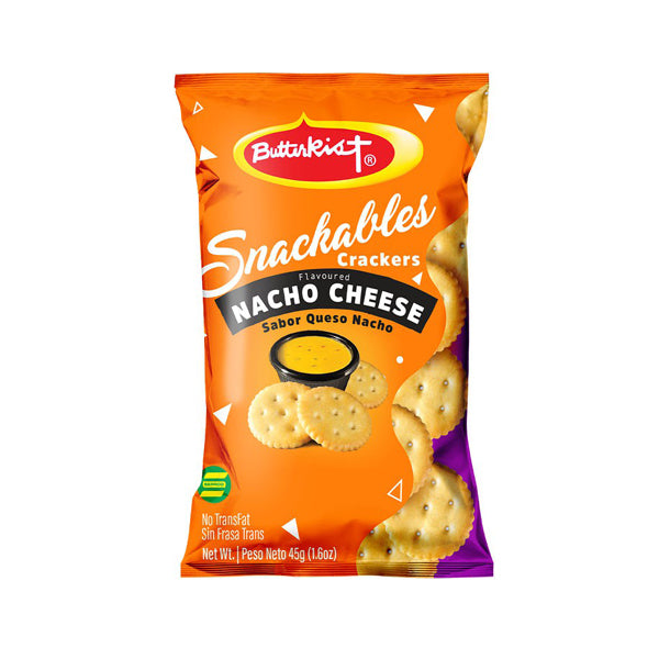 Butterkist Snackables Crackers Nacho Cheese, 1.6oz (3 Pack)