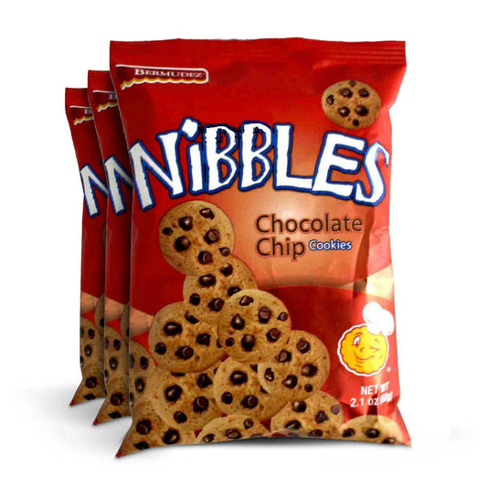 Bermudez Nibbles Chocolate Chip Cookies 60g